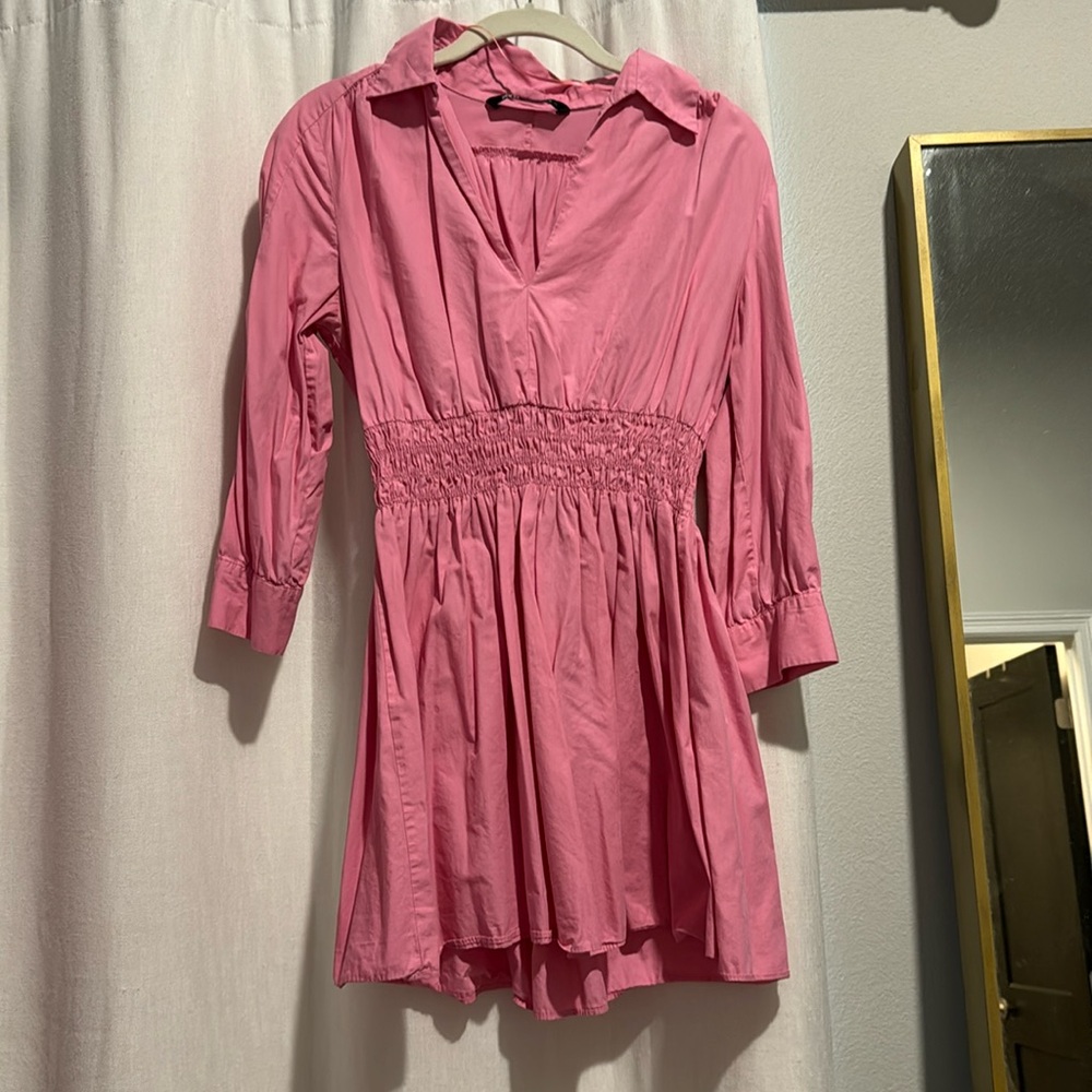 Zara pink dress